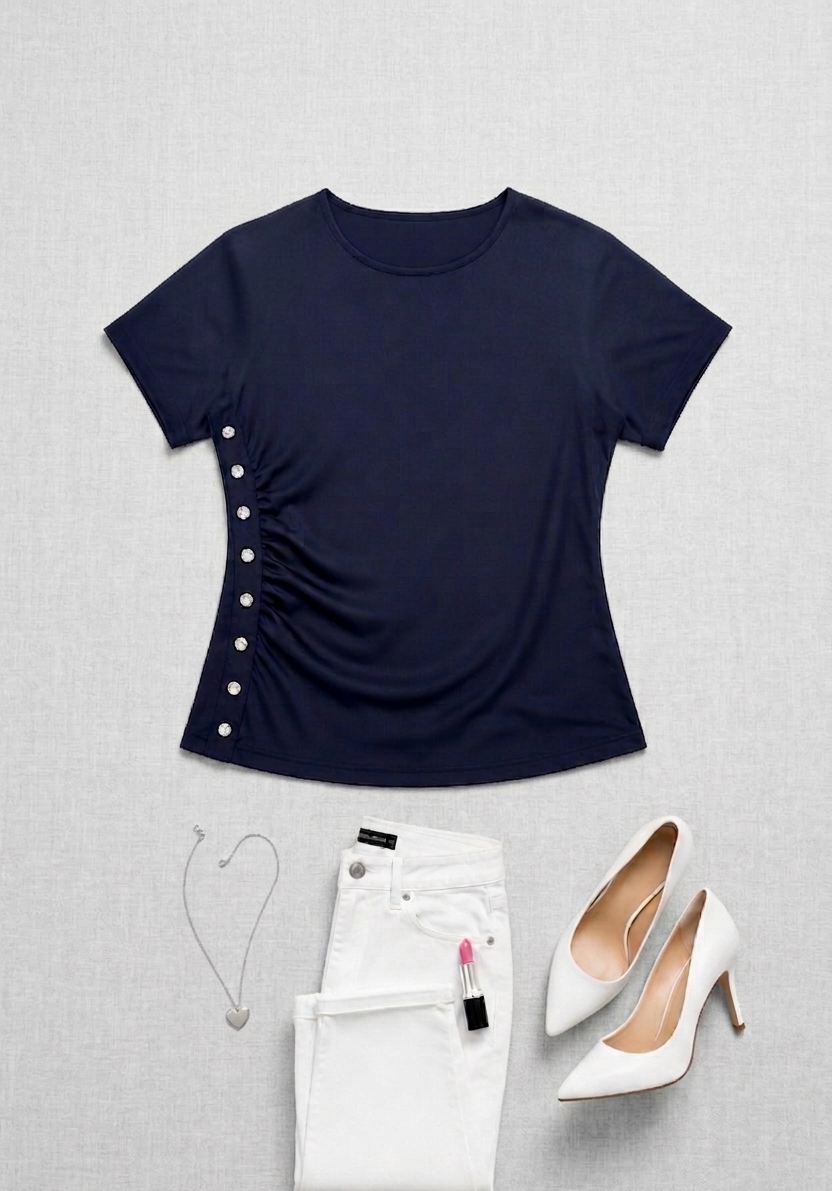 Side Gathered Top
