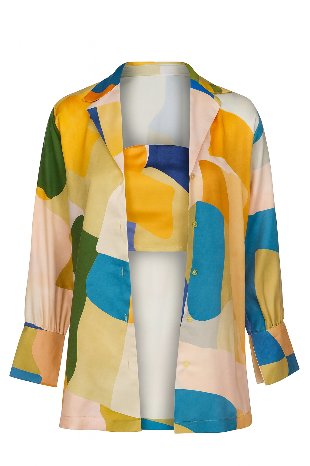 Shirt with padded tube top