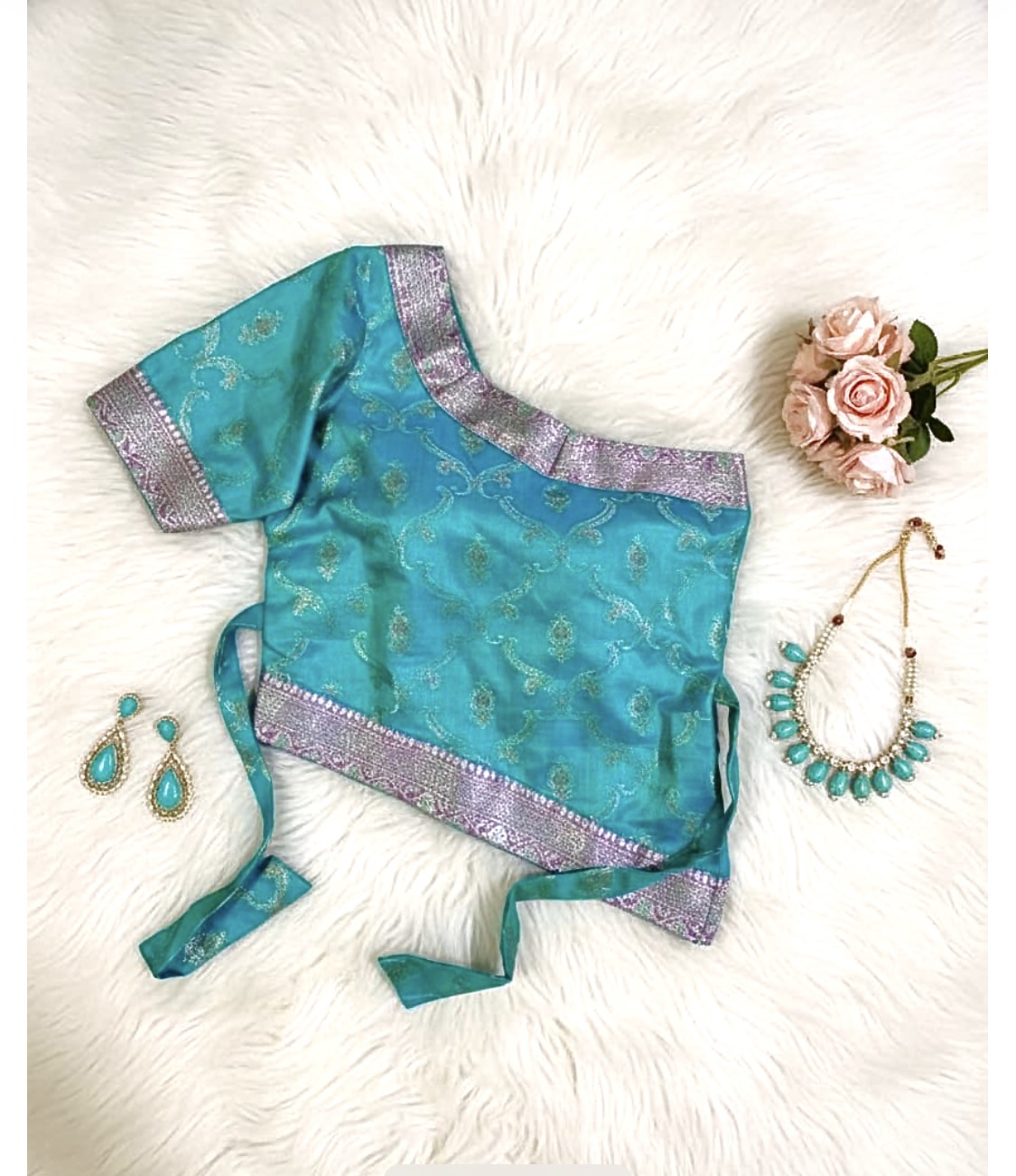 Intricate Zari Work Top