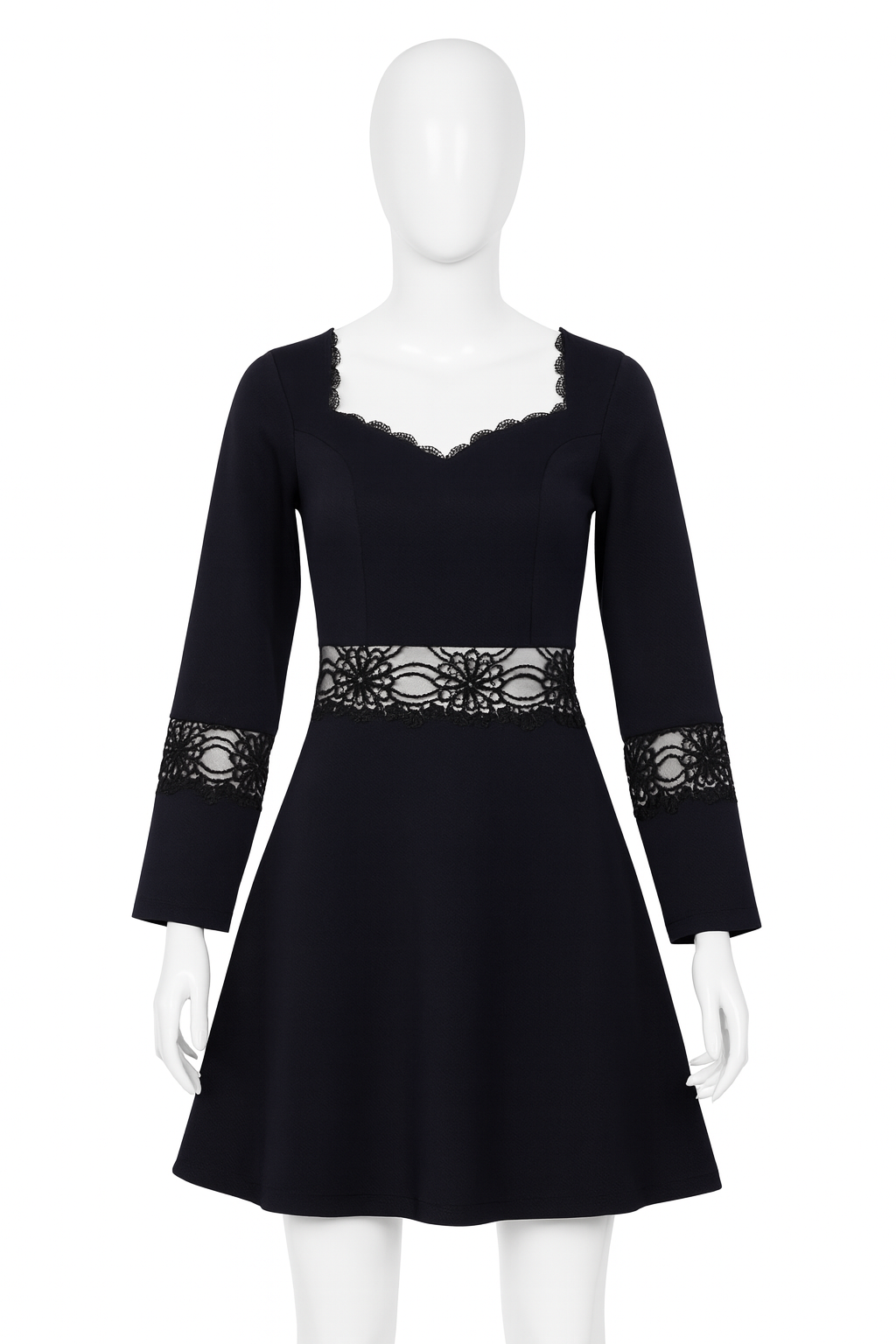 Black Eve padded Dress