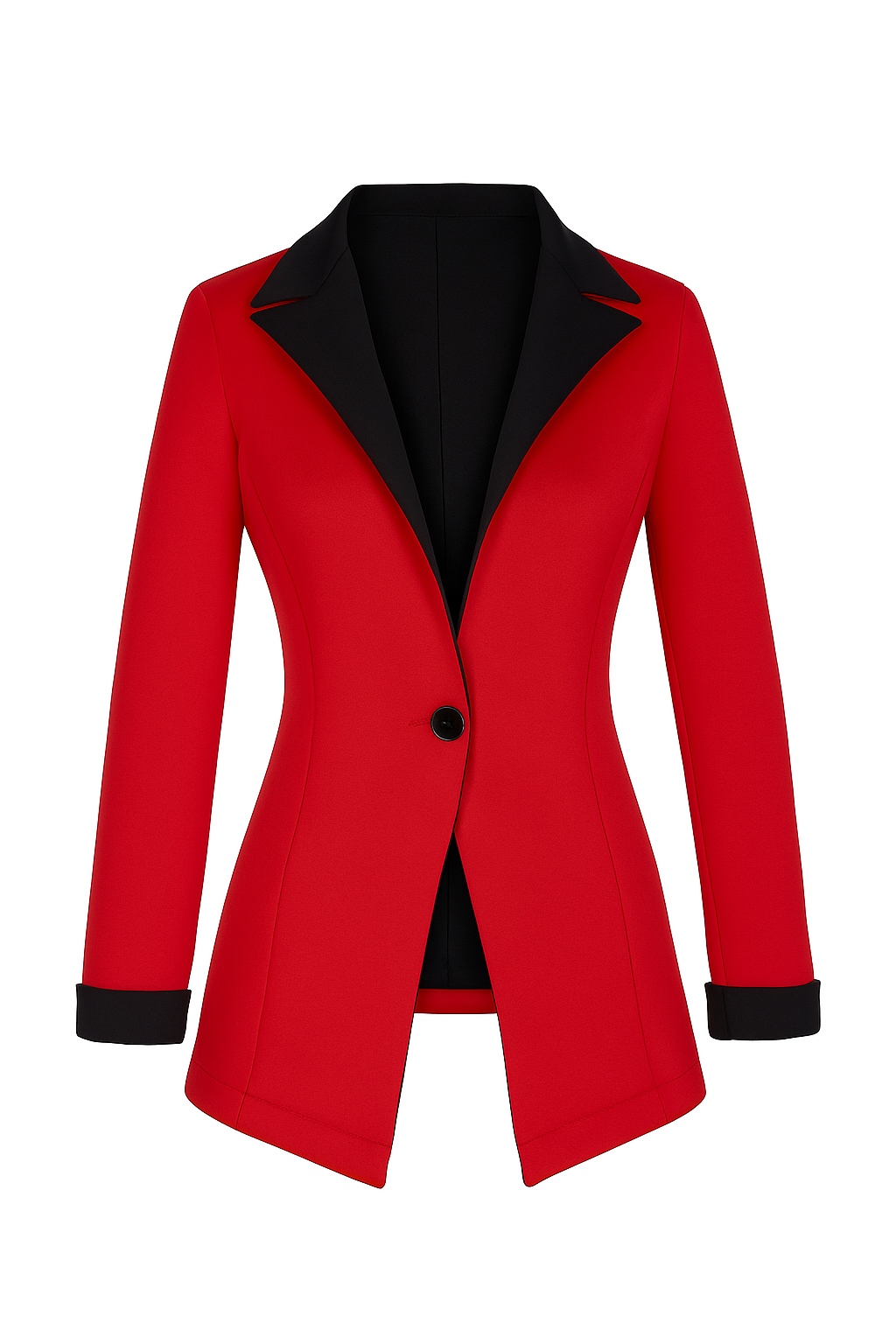 Scarlet Contrast Blazer